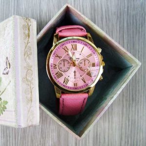Pinky Design Kids Watch